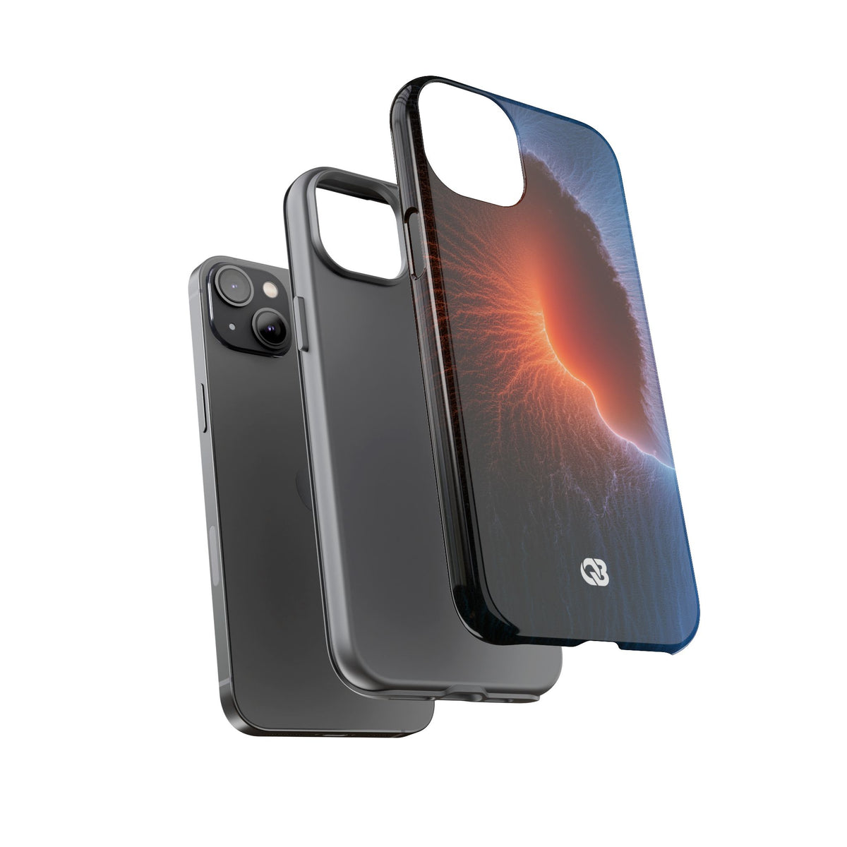 Thermal Aura Pulse · Tough Phone Case for iPhone · Blue