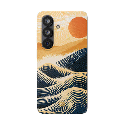 Blue Lite Phone Case for Samsung - Kyoto Cresting Tide