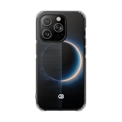 Luminous Meridian · Clear Impact Magnetic Phone Case for iPhone · Black