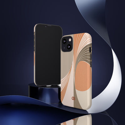 Terracotta Meridian · Tough Phone Case for iPhone · Orange
