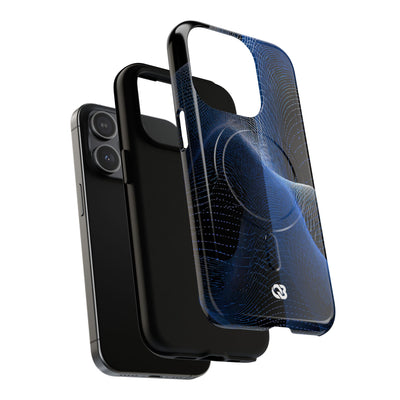 Blue Tough 2.0 Magsafe Phone Case for iPhone - Electric Blue Flux