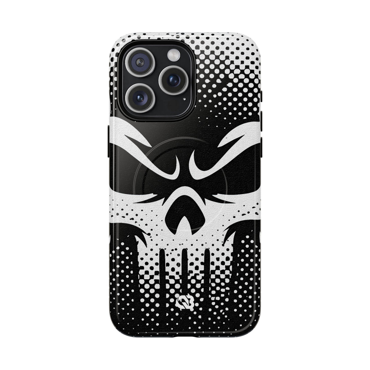 Phantom Halftone · Tough 2.0 Magnetic Phone Case for iPhone · Black