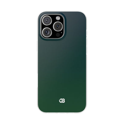 Green Lite Phone Case for iPhone - Midnight Pine Horizon