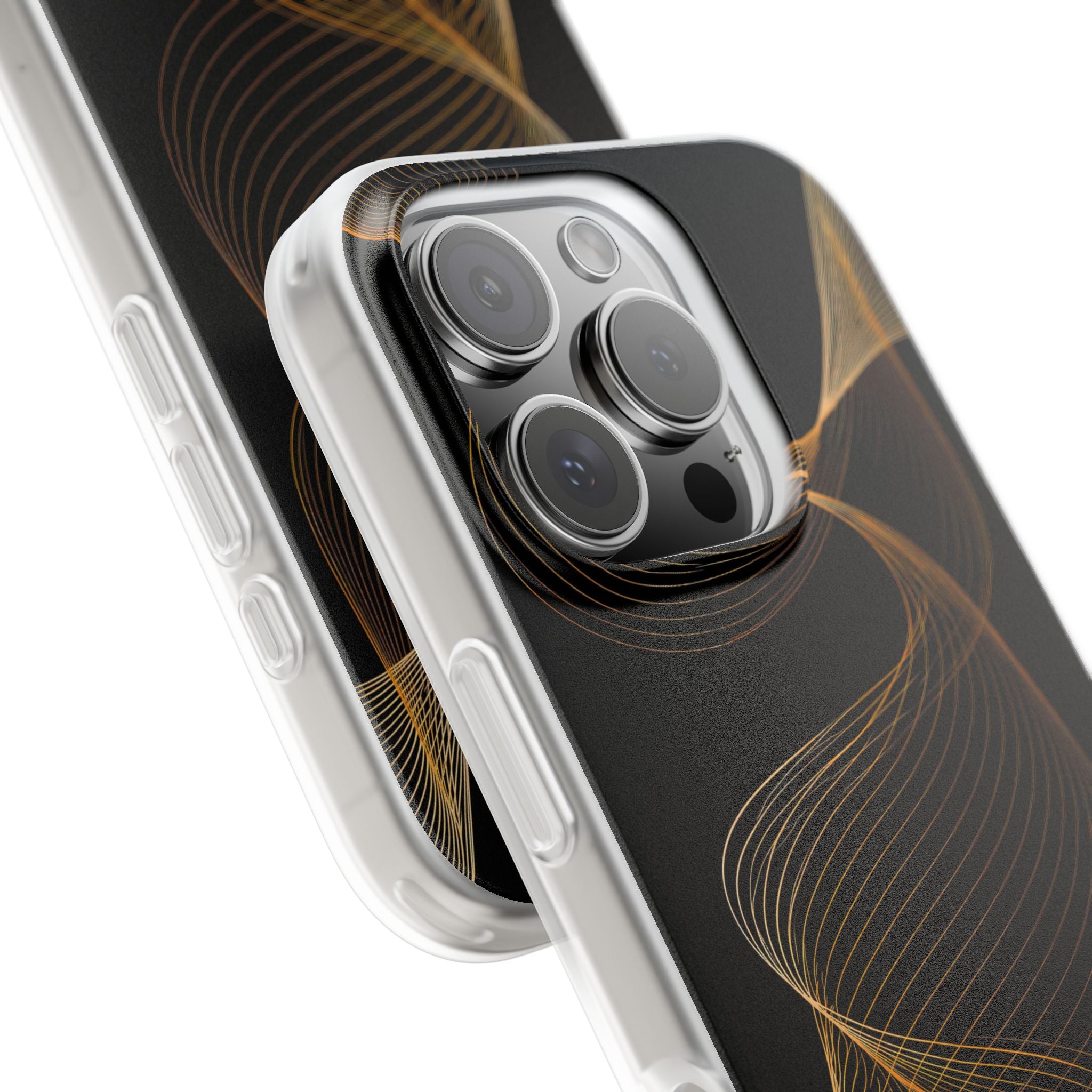 Gold Lite Phone Case for iPhone - Burnished Bronze Helix