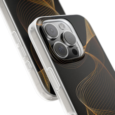 Gold Lite Phone Case for iPhone - Burnished Bronze Helix