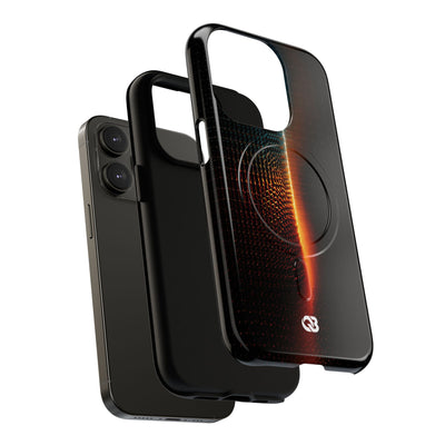 Luminous Refraction Grid · Tough 2.0 Magnetic Phone Case for iPhone · Black
