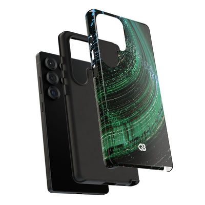 Orbital Data Stream · Tough Phone Case for Samsung · Green