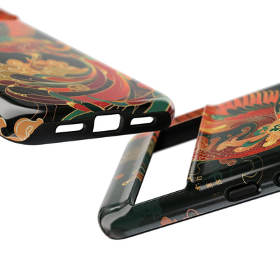 Imperial Phoenix Ascent · Tough Phone Case for Pixel ·  Red
