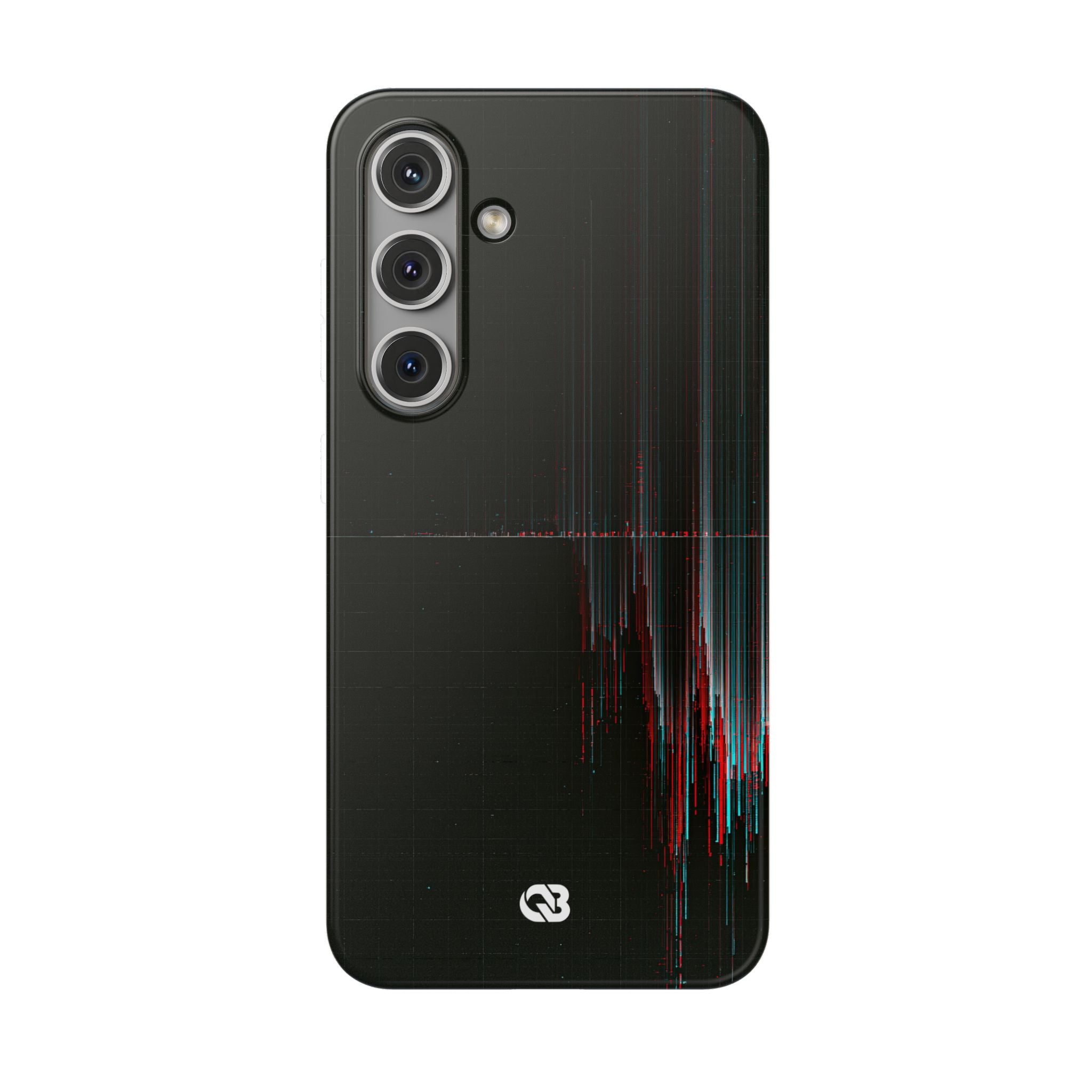 Black Lite Phone Case for Samsung - Corrupted Data Stream
