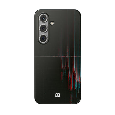 Black Lite Phone Case for Samsung - Corrupted Data Stream