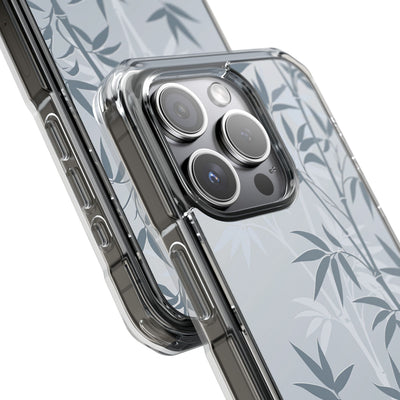 Blue Impact MagSafe Phone Case for iPhone - Slate Bamboo Shadow