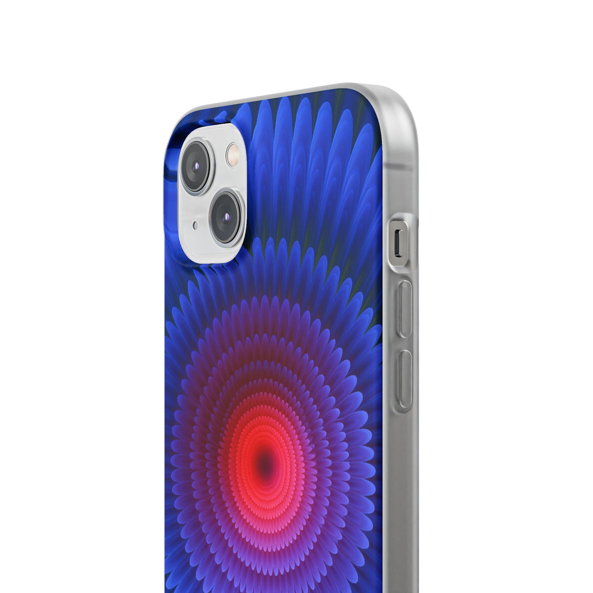 Radial Spectrum Bloom · Lite Phone Case for iPhone ·  Blue