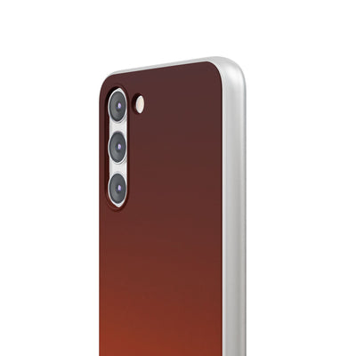 Orange Lite Phone Case for Samsung - Obsidian Ember Fade