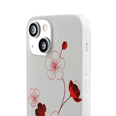 Crimson Sakura Blossom · Lite Phone Case for iPhone ·  Red