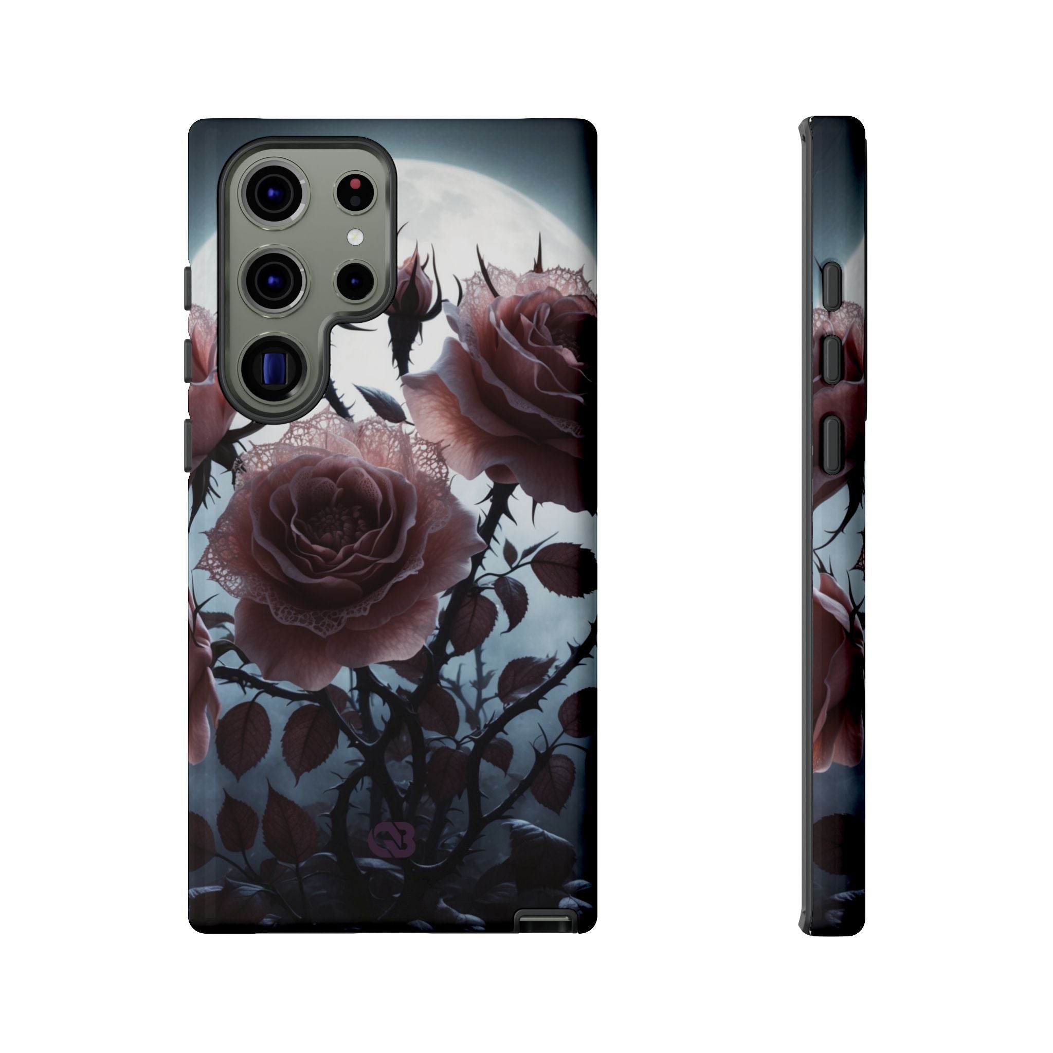 Lunar Lace Petals · Tough Coque de téléphone pour Samsung