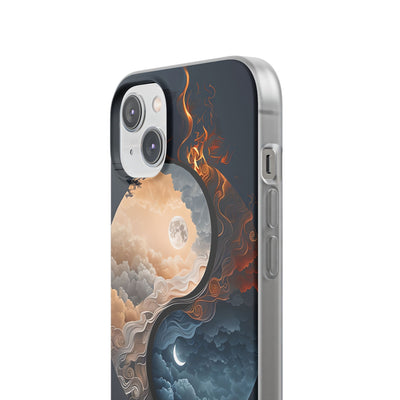 Lunar Fire Balance · Soft Capa para iPhone
