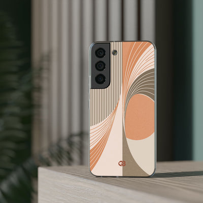 Terracotta Meridian · Lite Phone Case for Samsung · Orange