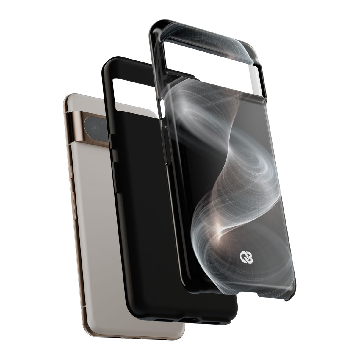 Luminous Vortex · Tough Phone Case for Pixel ·  Black