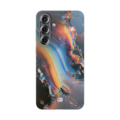 Prismatic Aura Flow · Lite Phone Case for Samsung · Blue
