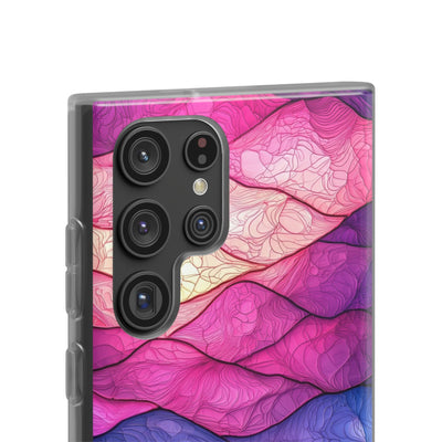 Electric Ridge Flow · Soft Phone Case for Samsung