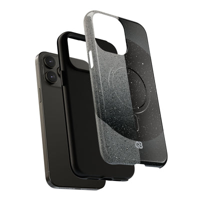 Black Tough 2.0 Magsafe Phone Case for iPhone - Lunar Static Orbit