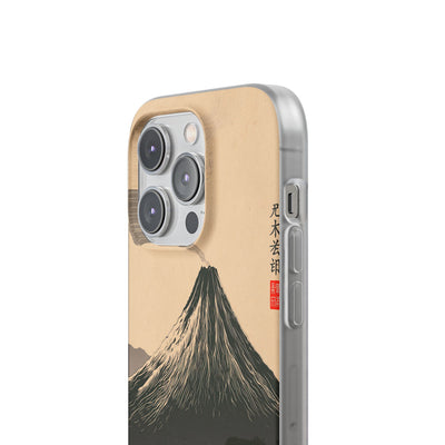 Beige Lite Phone Case for iPhone - Obsidian Ink Summit