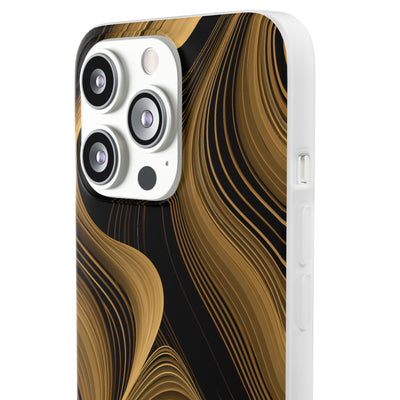 Gilded Strata · Lite Phone Case for iPhone ·  Gold