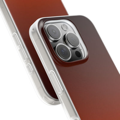 Orange Lite Phone Case for iPhone - Obsidian Ember Fade
