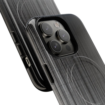 Grey Tough 2.0 Magsafe Phone Case for iPhone - Static Vertical Dither