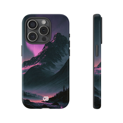 Arctic Aurora Summit · Tough Phone Case for iPhone · Black