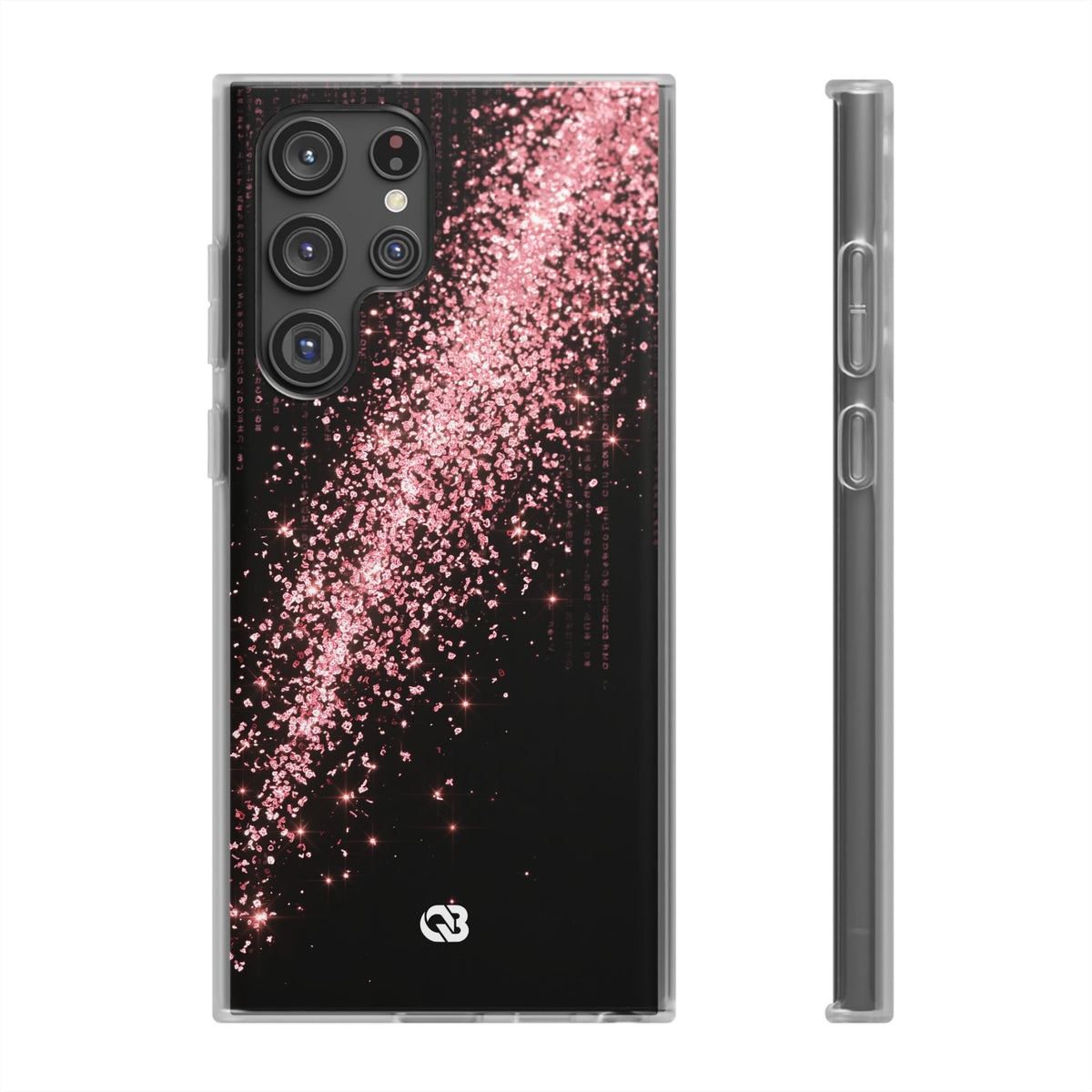 Rose Digital Cascade · Lite Phone Case for Samsung · Pink