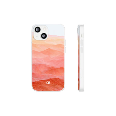 Alpenglow Ridge Vista · Lite Phone Case for iPhone ·  Orange