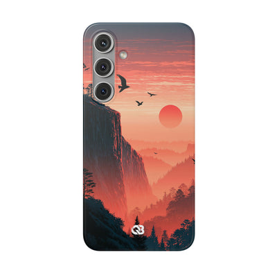 Orange Lite Phone Case for Samsung - Crimson Ridge Flight