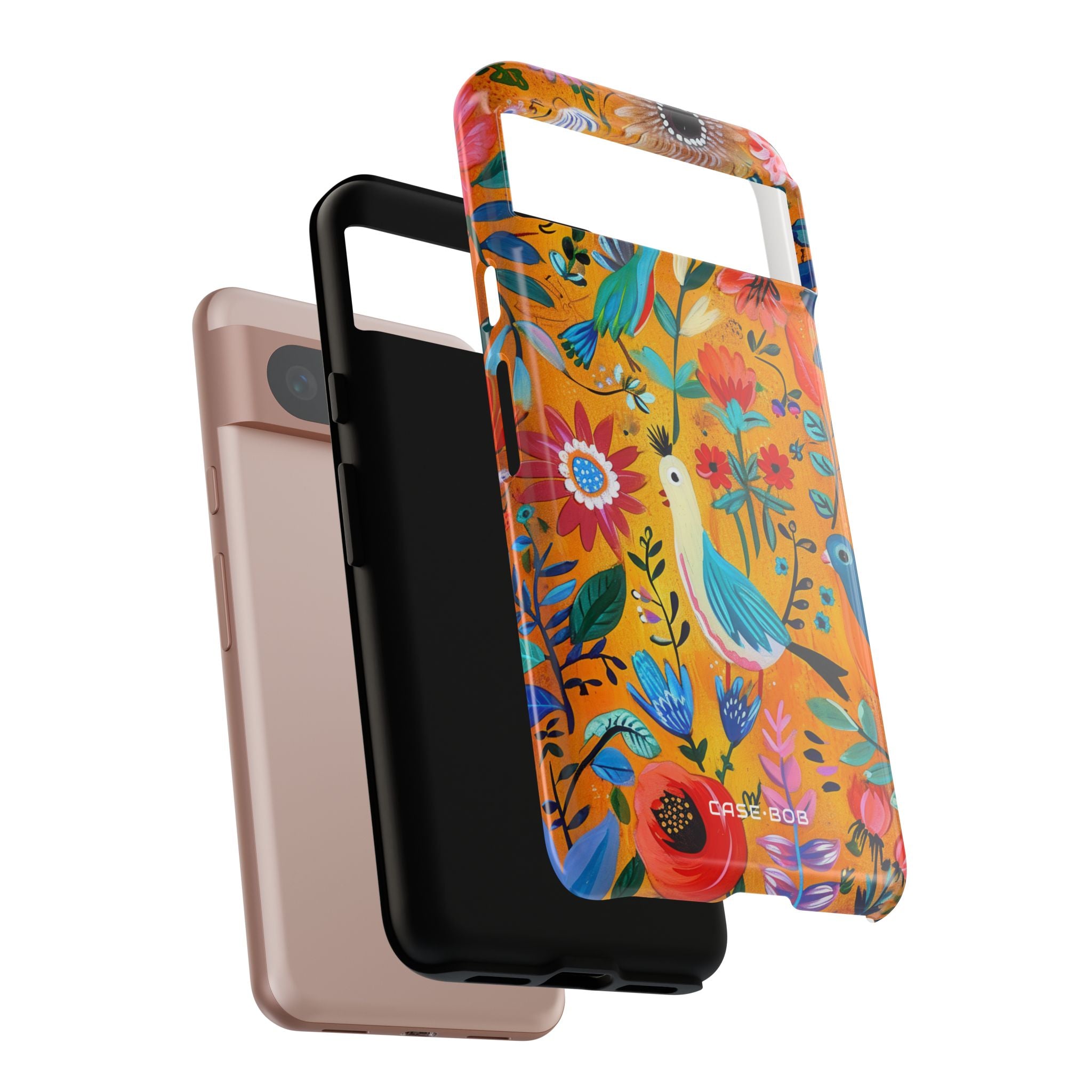 Colorful Birds Bloom Google Pixel 8 Case - Tough