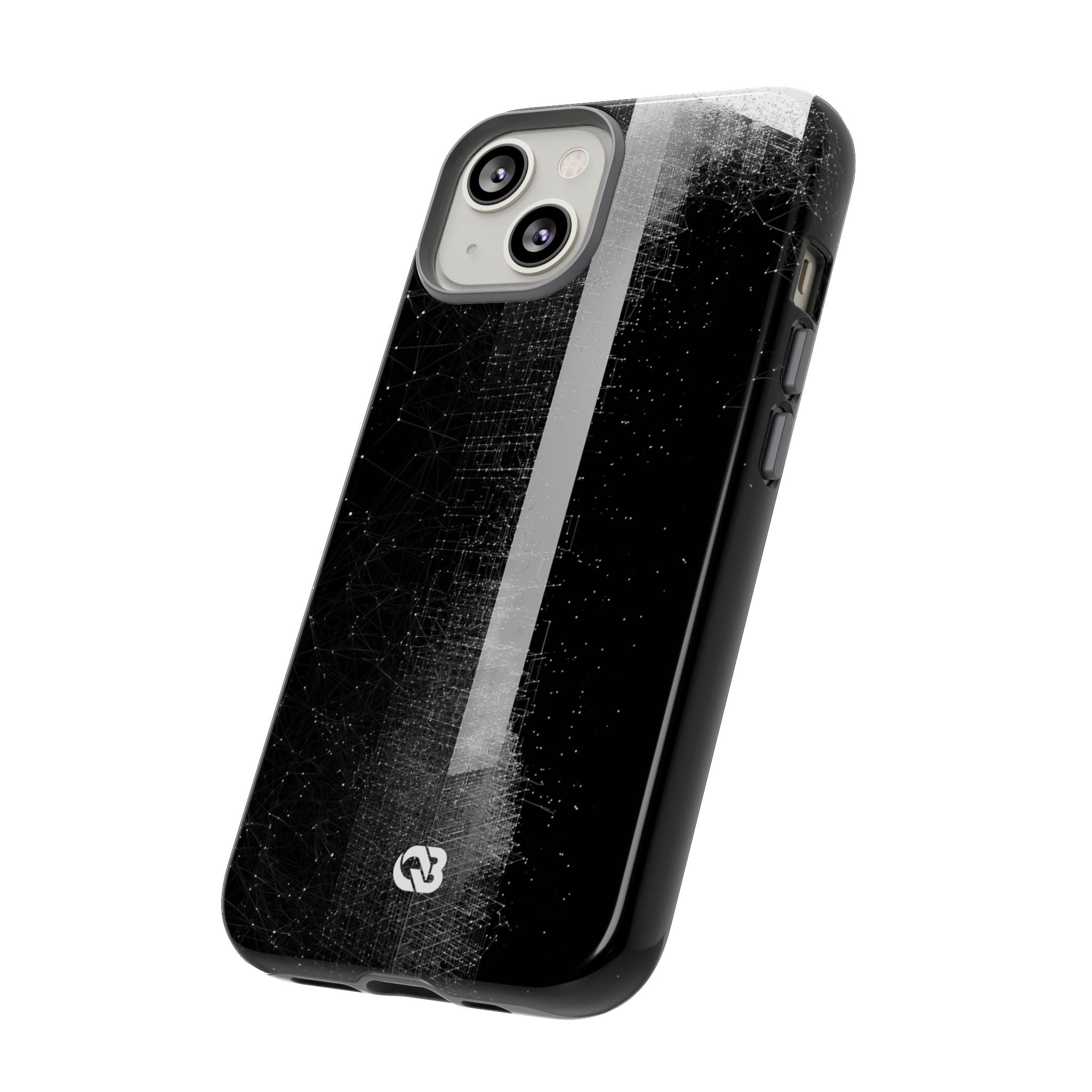 Black Tough Phone Case for iPhone - Vector Core Monolith