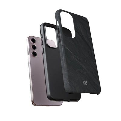 Black Tough Phone Case for Samsung - Midnight Slate Ridge