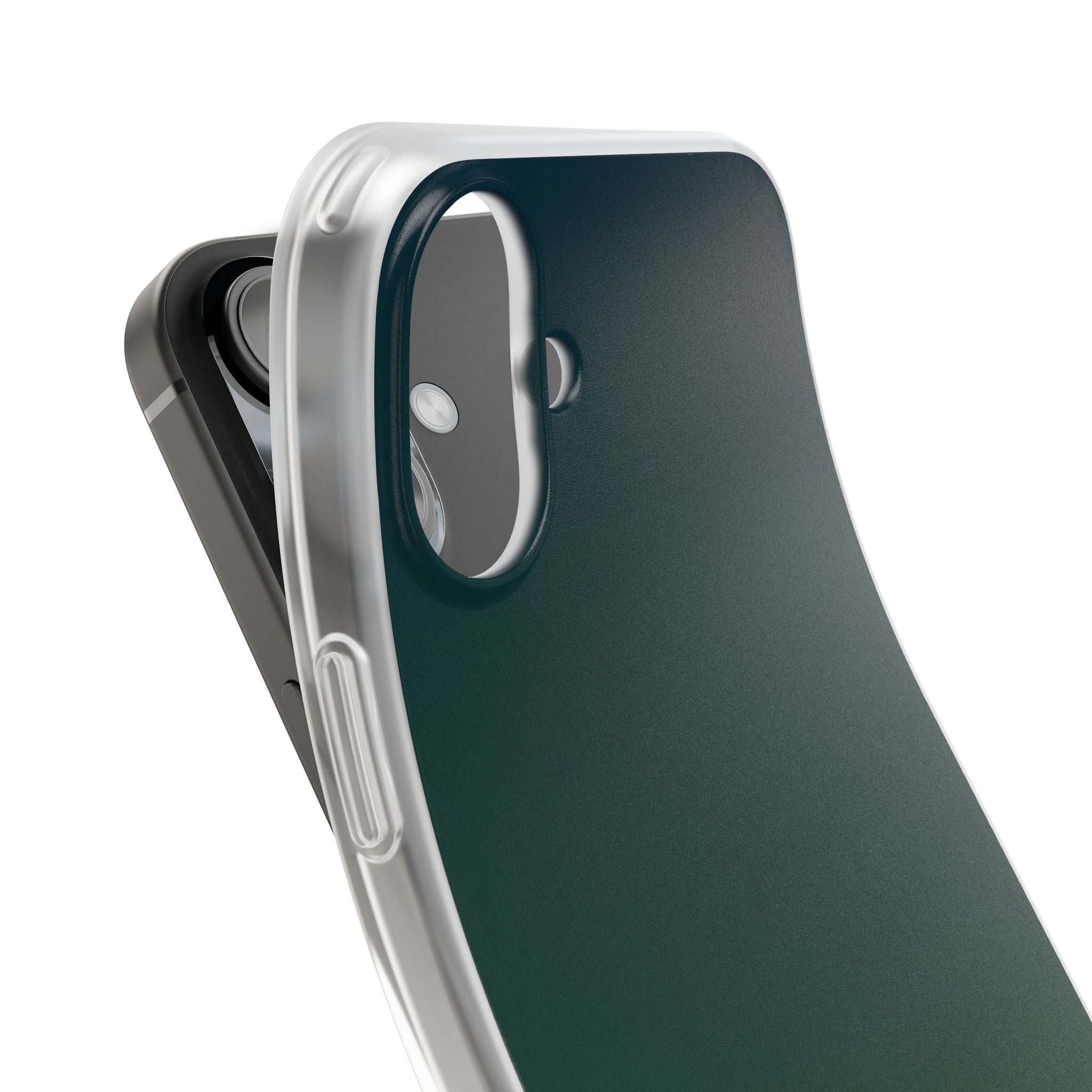 Green Lite Phone Case for iPhone - Midnight Pine Horizon