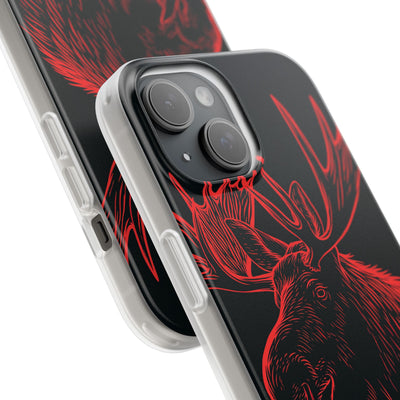 Nordic Elk · Lite Phone Case for iPhone ·  Black