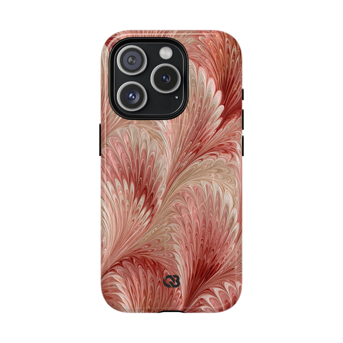 Blush Petal Plume · Tough 2.0 Magnetic Phone Case for iPhone · Pink