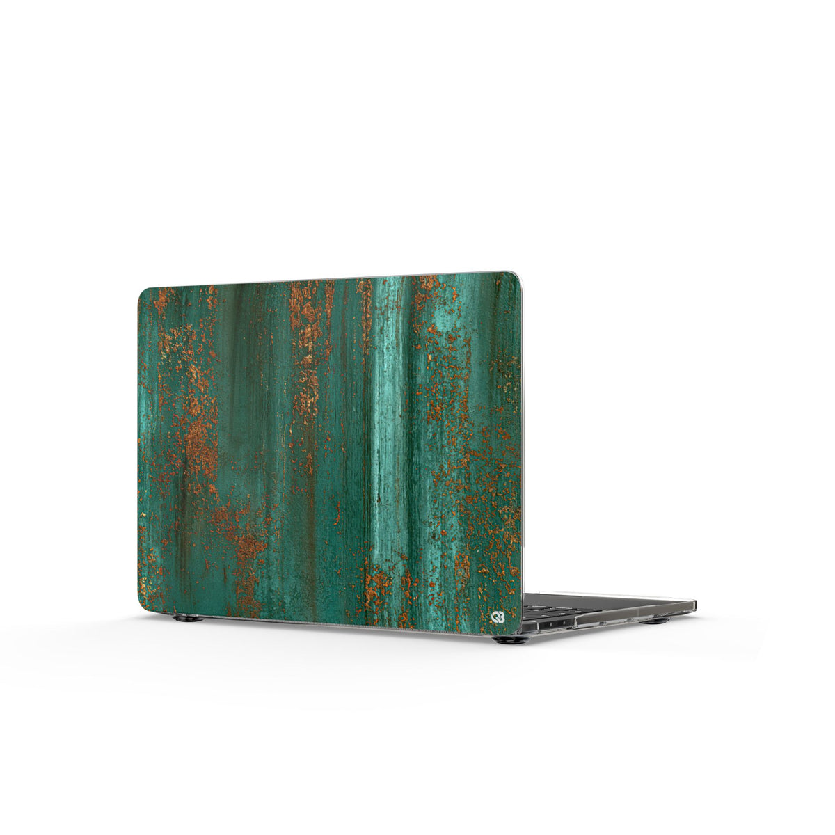 Oxidized Verdigris · Clear Hard Case for MacBook · Teal