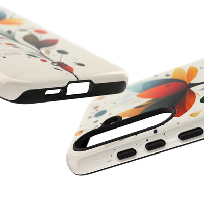 Burnt Petal Abstract · Tough Phone Case for Samsung