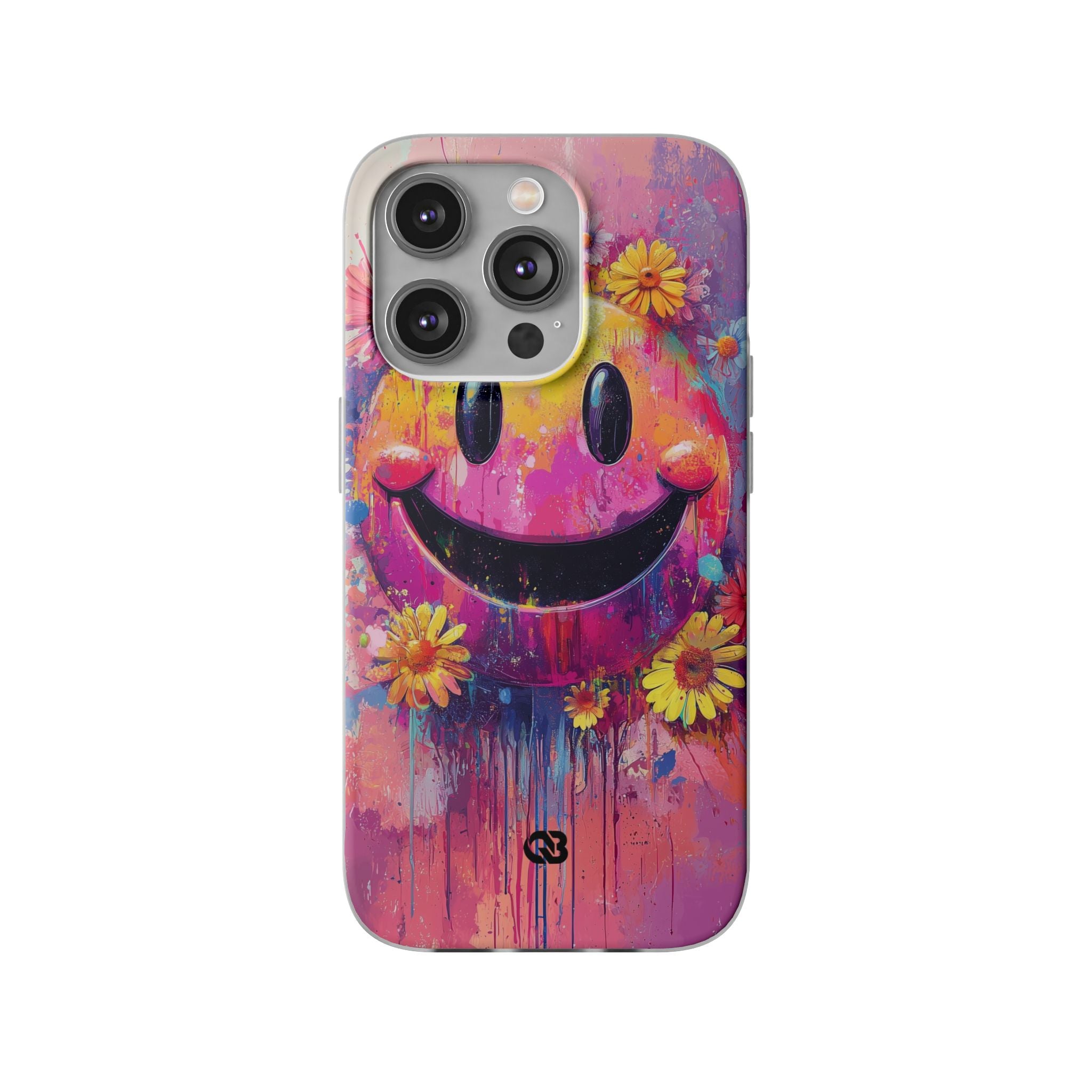 Vivid Grin Graffiti · Soft Phone Case for iPhone
