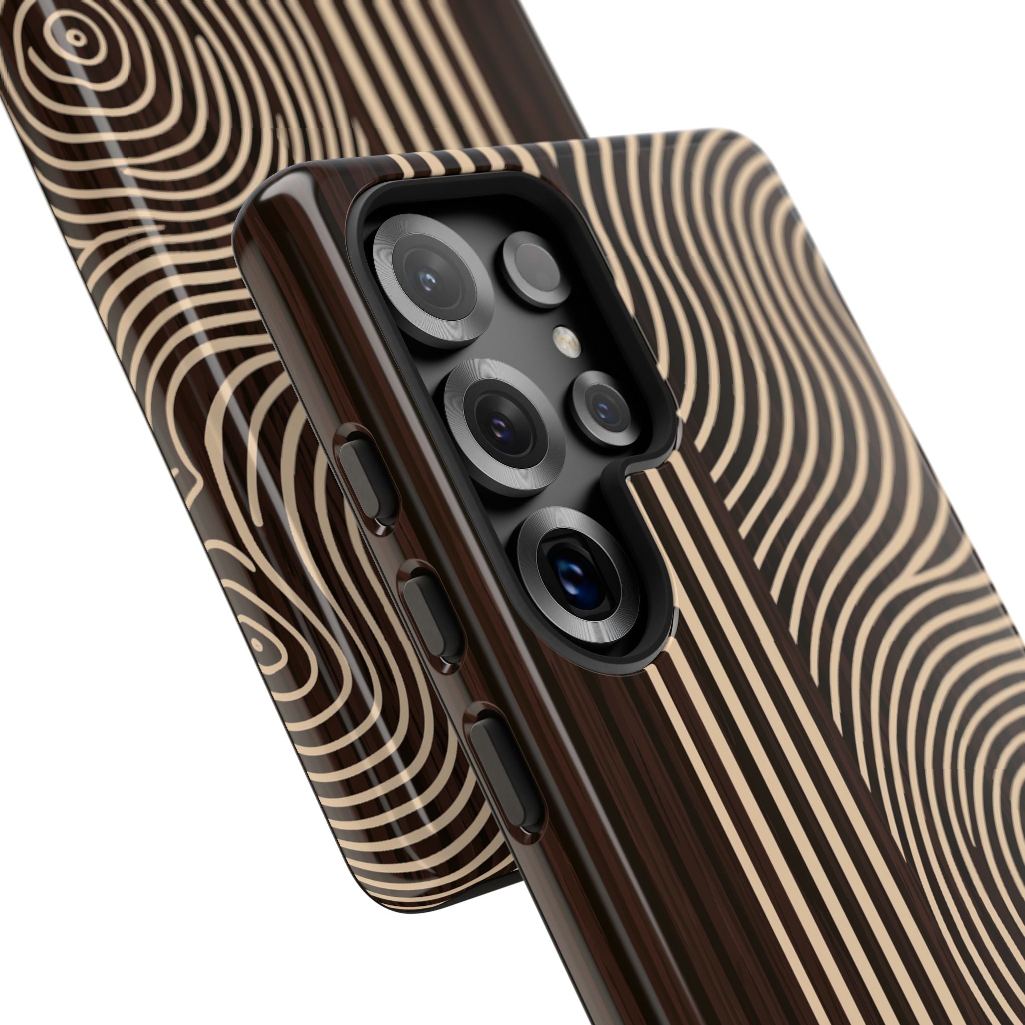 Brown Tough Phone Case for Samsung - Espresso Sand Ridge