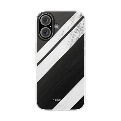Distressed Stripe Motion iPhone 16 Case - Soft - CASE•BOB