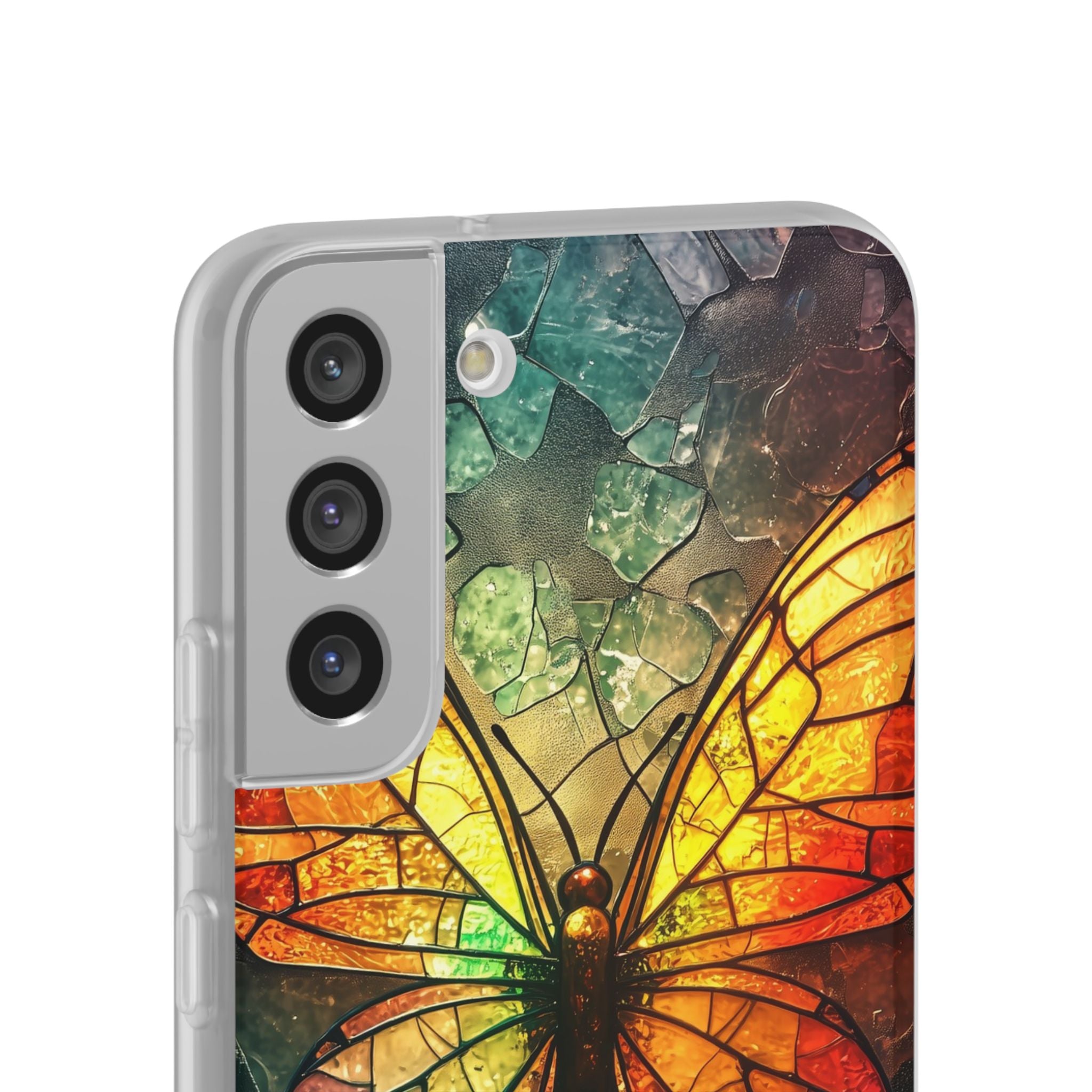 Shattered Prism Butterfly · Soft Coque de téléphone pour Samsung