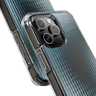 Blue Impact MagSafe Phone Case for iPhone - Glacial Reeded Glass
