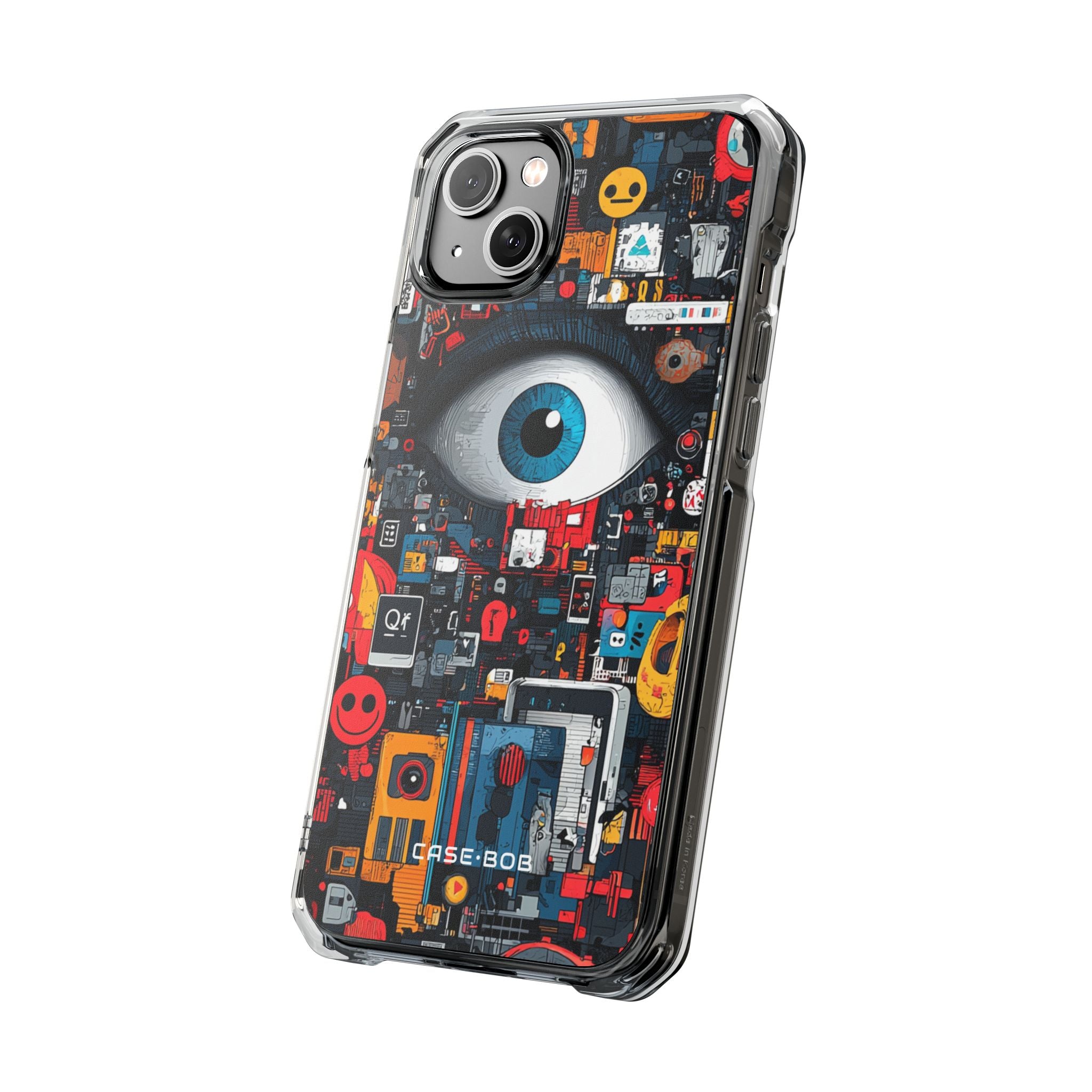 Digital Eye Blue iPhone 14 Plus Case - Impact
