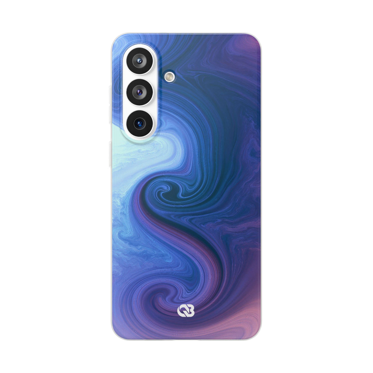 Azure Fluid Swirl · Lite Phone Case for Samsung · Blue