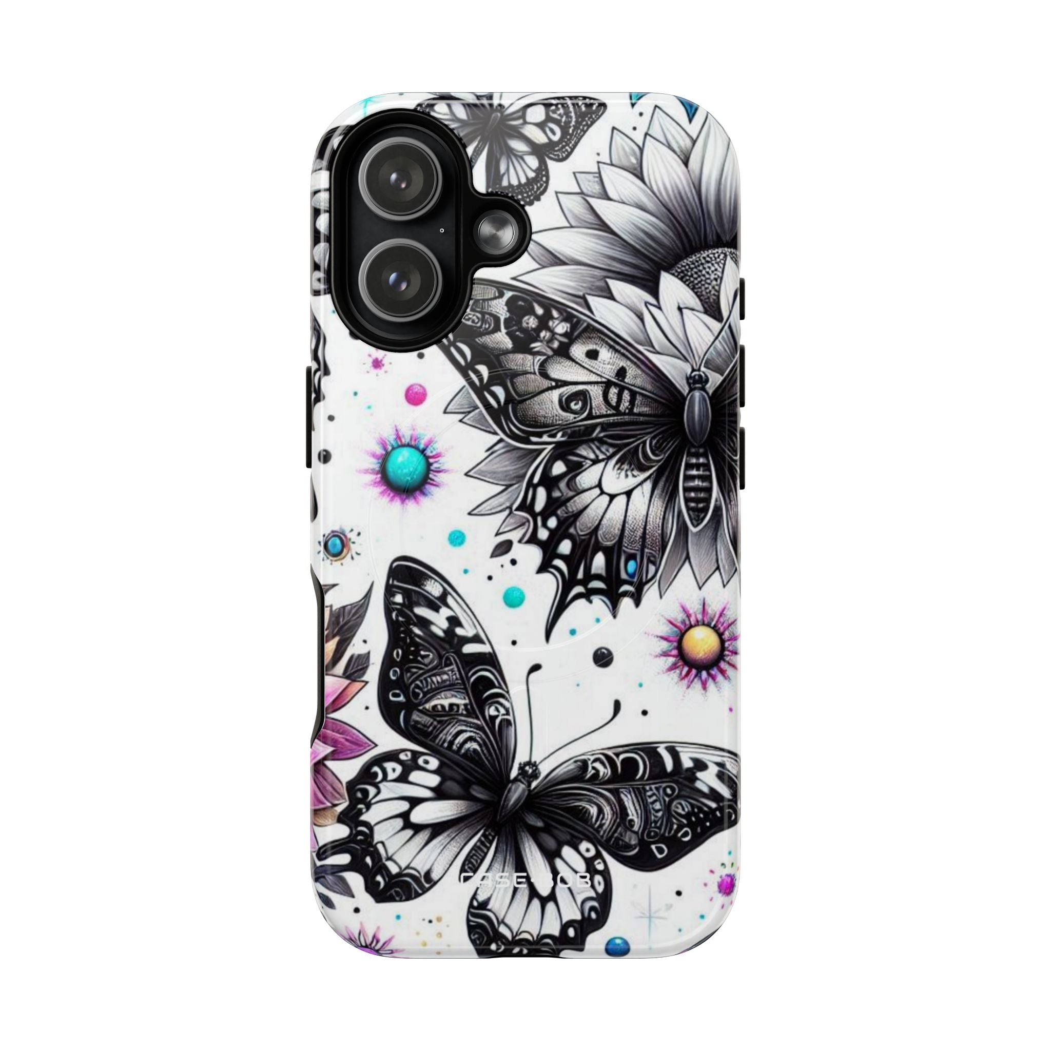 Butterfly Bloom iPhone 17 Case - Tough+ - CASE•BOB