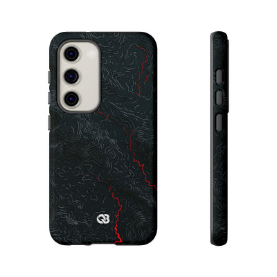 Crimson Rift · Tough Phone Case for Samsung · Black